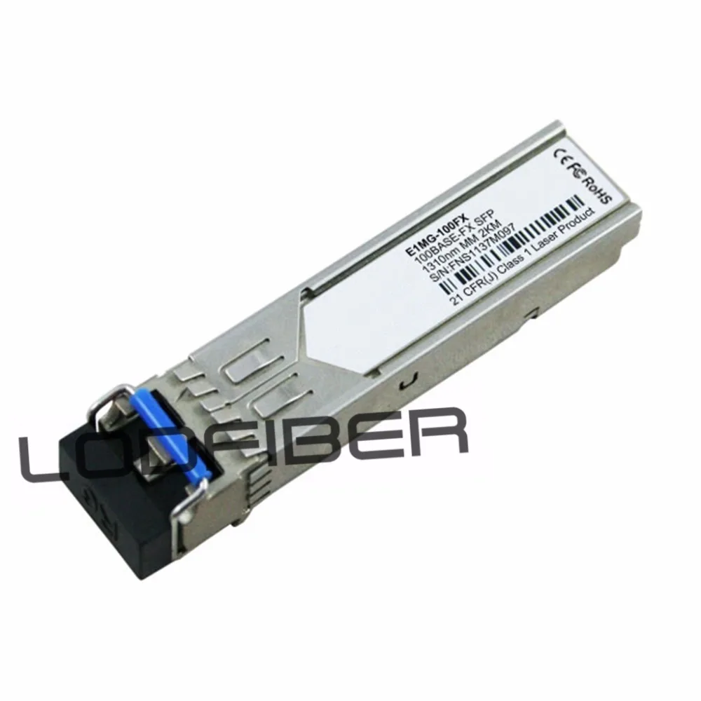 Парча E1MG 100FX A совместимый 100BASE FX SFP 1310nm 2 км DOM трансивер|sfp 1310nm|sfp transceiverbrocade sfp |