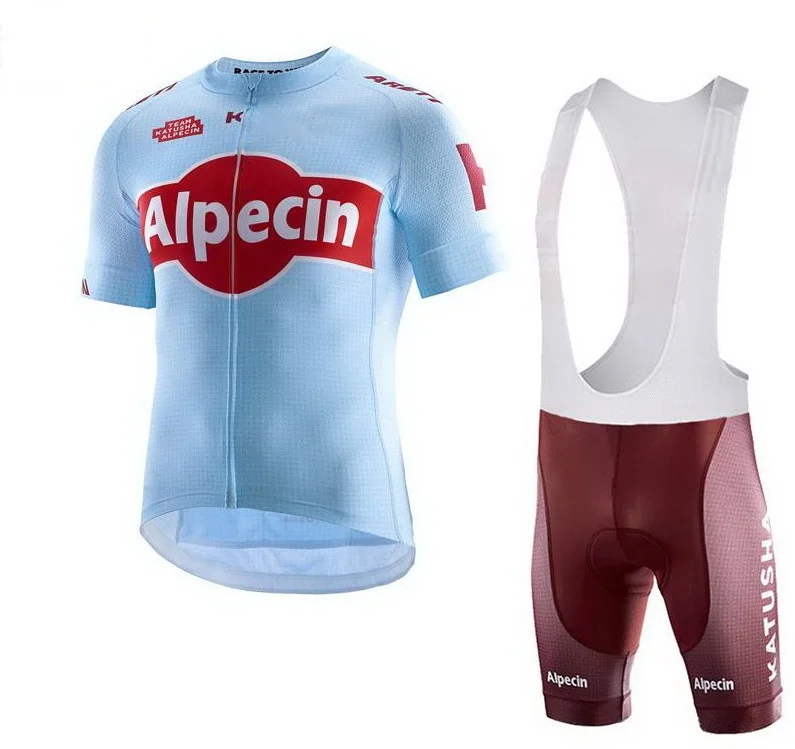 

2019 KATUSHA ALPECIN TEAM SHORT SLEEVE CYCLING JERSEY SUMMER CYCLING WEAR ROPA CICLISMO+ BIB SHORTS 20D GEL PAD WITH POWER BAND