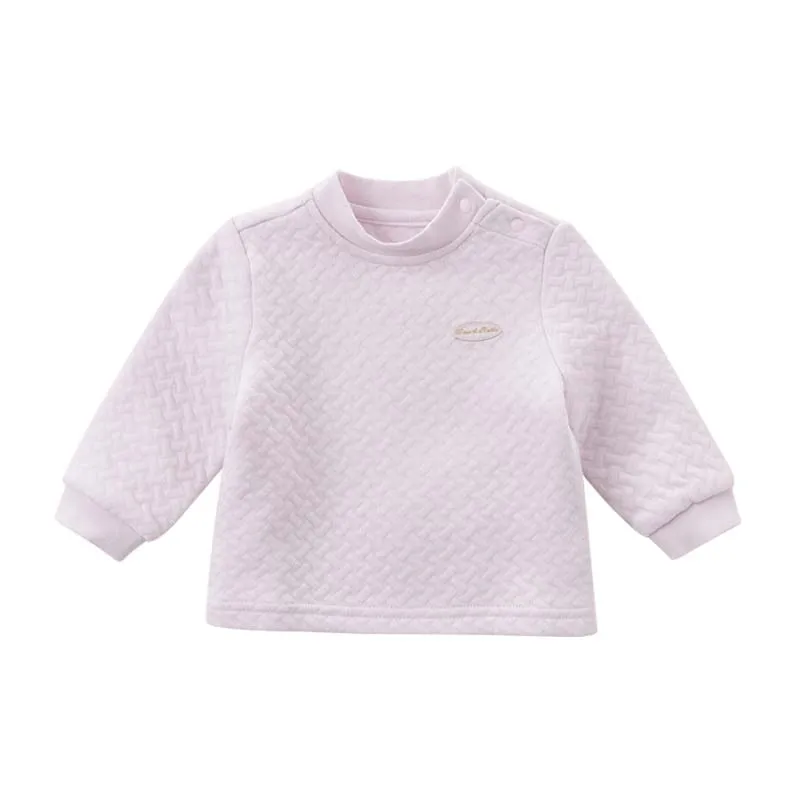 light purple DB6058 dave bella/осеннее нижнее белье для новорожденных; детские пижамы; детская повседневная одежда для сна - Цвет: light purple