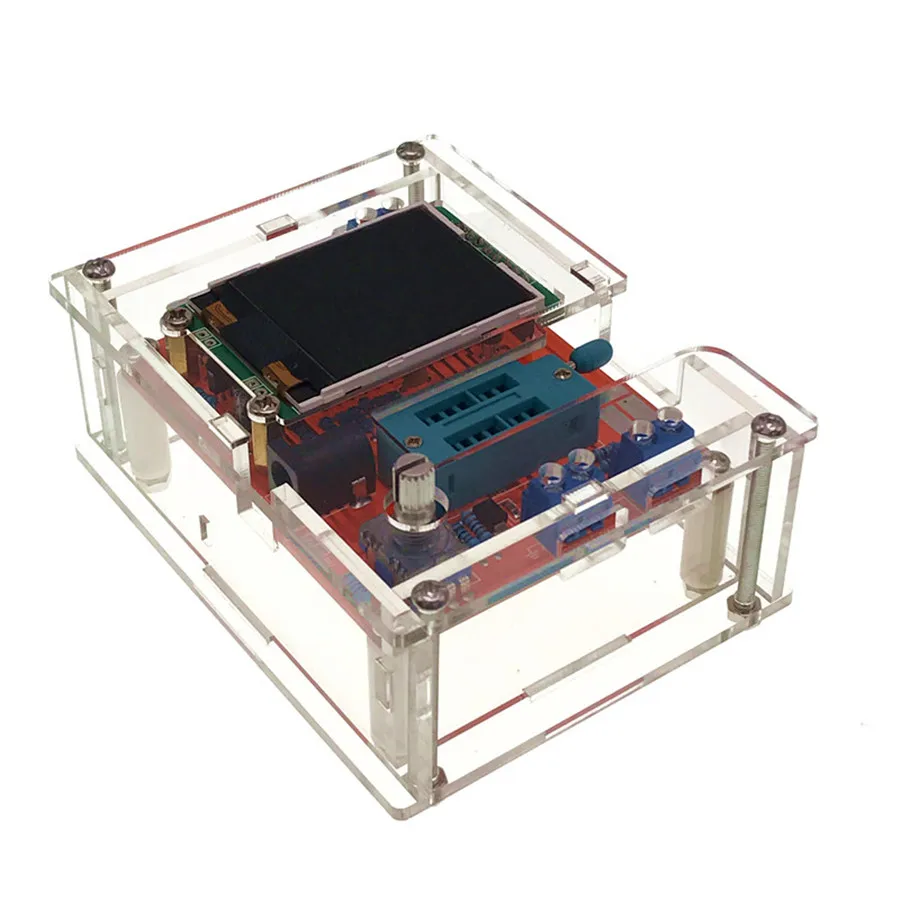 Новейший ЖК-дисплей GM328A DIY Набор тестер транзисторов Диодная емкость ESR