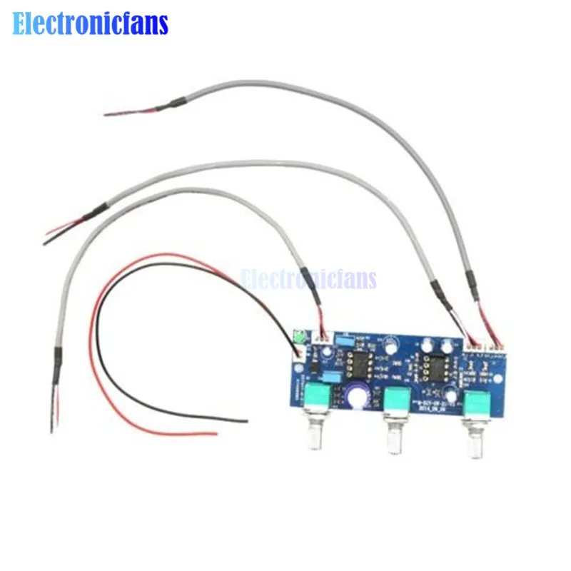 DC 12V 24V 22Hz 300Hz NE5532 Одиночная подача низкочастотная фильтрующая пластина сабвуфер 2