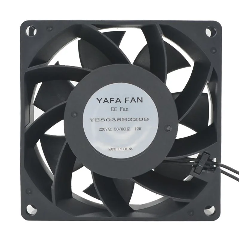 220V EC вентилятор 8038 80 мм воздуходувка Pop пластиковая рамка энергосберегающий