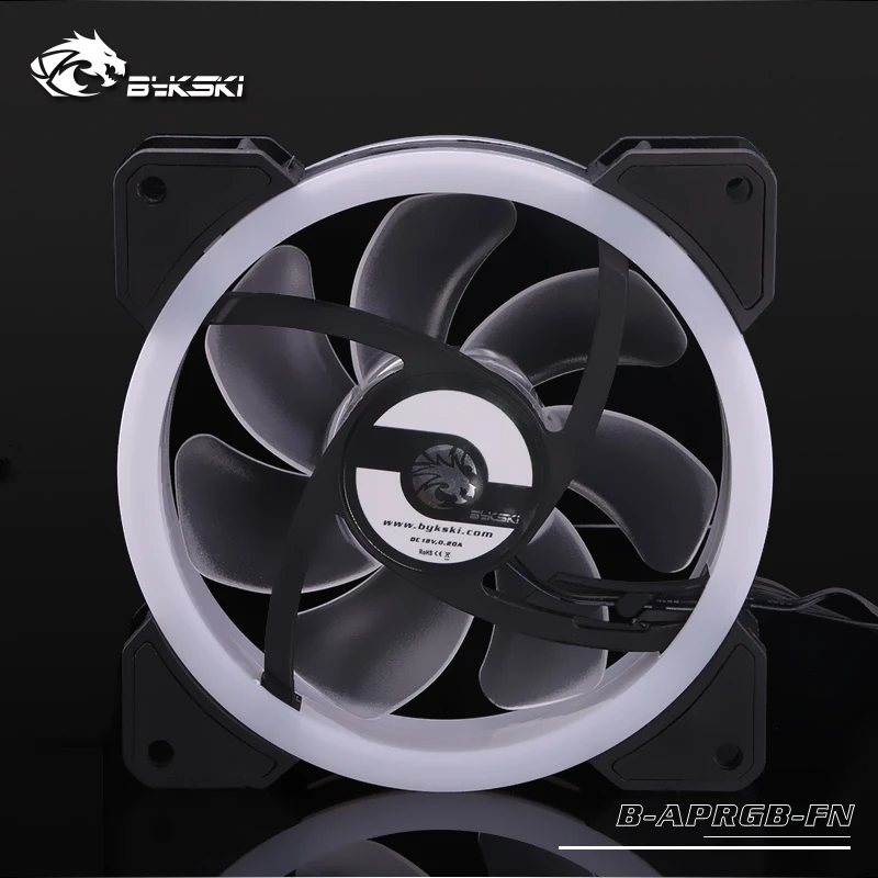 Bykski апертура RGB чехол вентилятор красочный RGB светильник круг 12 см вентилятор 12 В AURA B-APRGB-FN