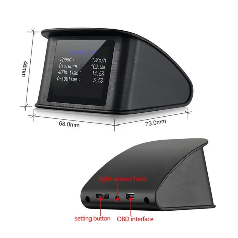 GEYIREN P10 Автомобильный бортовой компьютер цифровой OBD дисплей для вождения