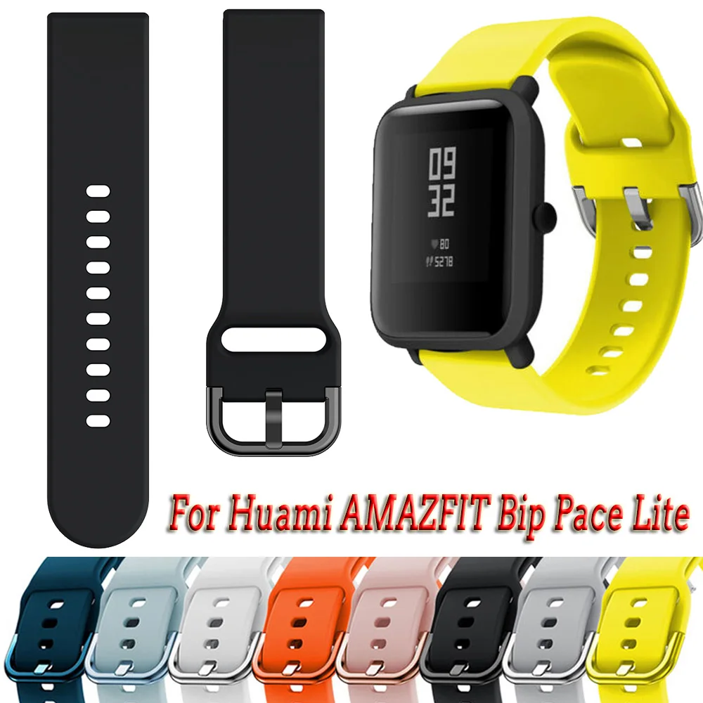 Силиконовый спортивный ремешок для Xiaomi Huami AMAZFIT Bip Pace Lite версия умных часов