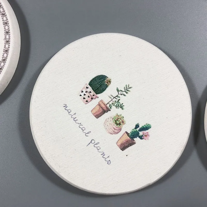 Натуральные подставки для чая диатомит напитков Нескользящие термостойкие