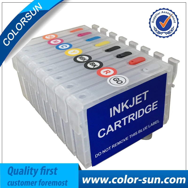Новый многоразовый чернильный картридж T1590 T1599 для принтеров Epson Stylus Photo R2000 с