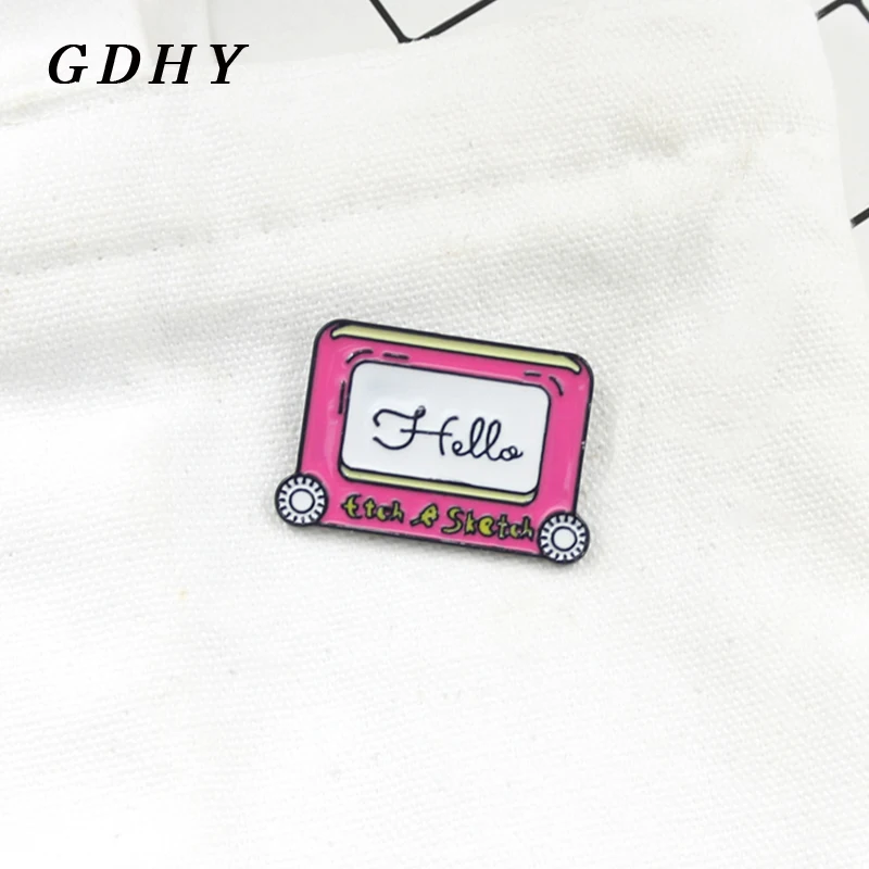 Эмалированные булавки для тетрадей GDHY HELLO брошь скетчей эмалированные детей