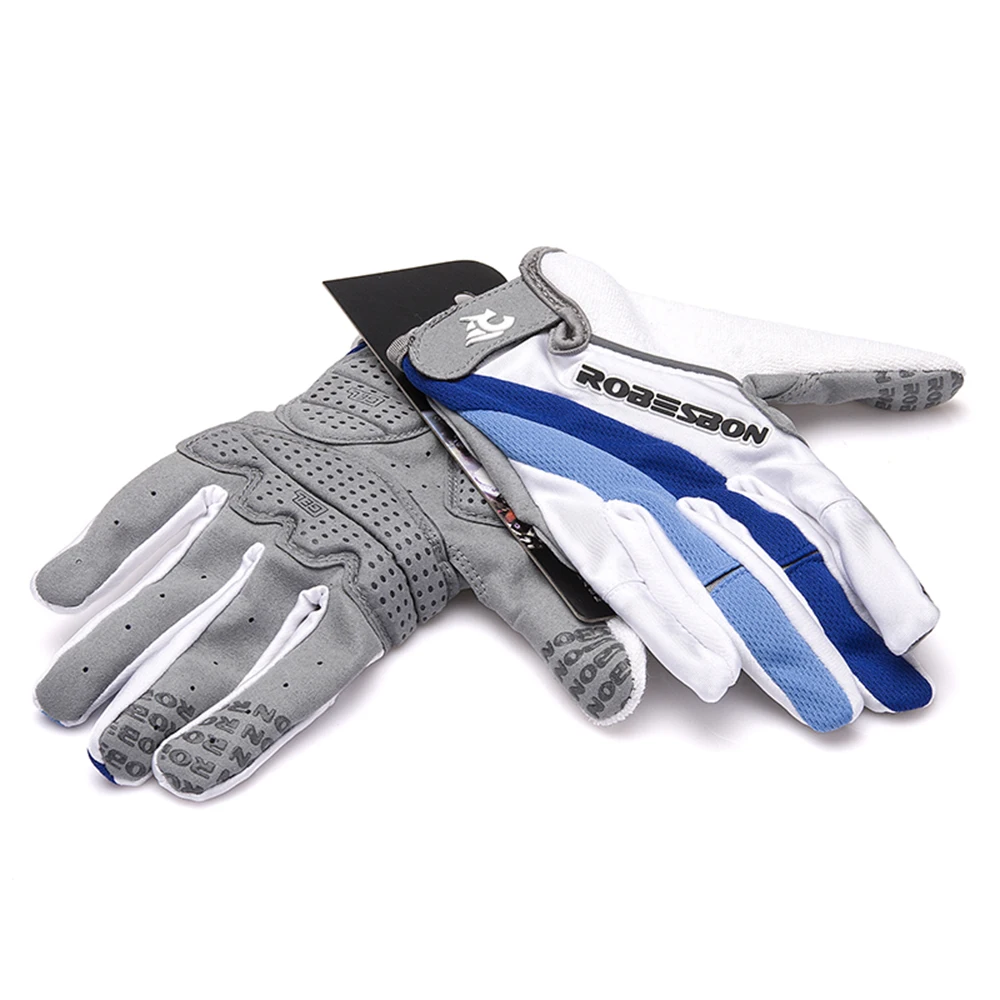 2 шт. Robesbon MTB Guantes полный палец велосипедные перчатки на открытом воздухе