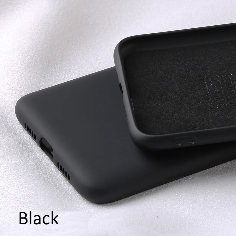 Black X-Level жидкий силиконовый чехол для Xiao mi 9 Pro Lite мягкий гелевый резиновый тонкий матовый защитный чехол для mi 9 Explorer - Цвет: Black