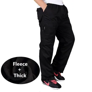 Новинка 2018, мужские двухслойные зимние теплые мужские плотные брюки, флисовые военные армейские камуфляжные тактические хлопковые брюки, Мешковатые Брюки 6XL