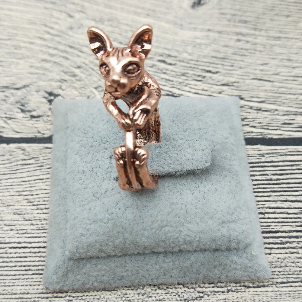 Новые винтажные кольца в стиле ретро классические регулируемые виде сфинкса