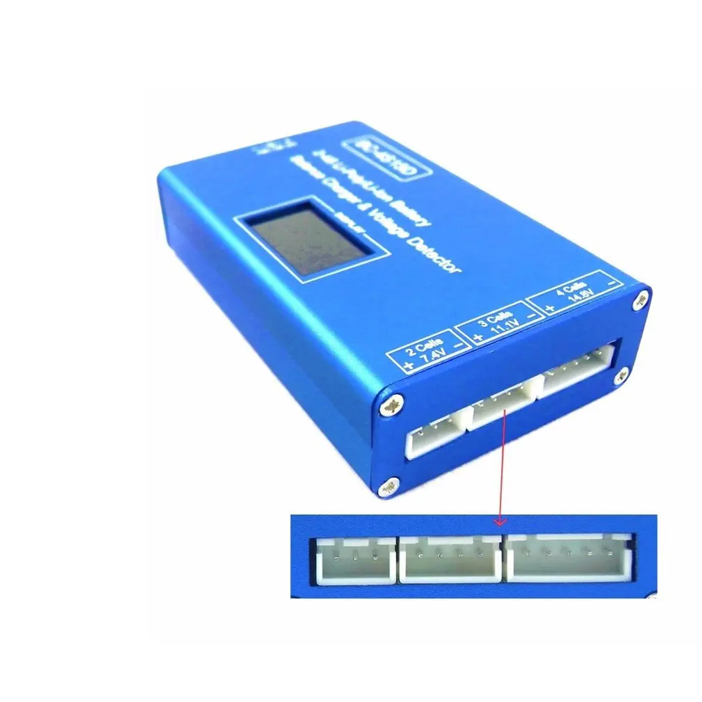 BC-4S15D литиевая батарея Lipo баланс зарядное устройство Напряжение детектор ЖК-дисплей цифровой дисплей баланс зарядное устройство для 2S 3S 4S RC батарея
