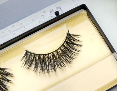 Лучшие продажи высокое качество 100% натуральный крест норковые накладные ресницы