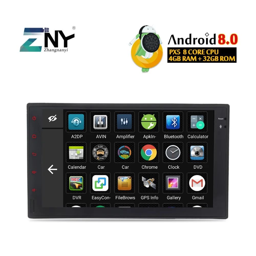 7 &quotHD 8 Core Android 0 в тире два Din универсальный автомобильный стерео головное