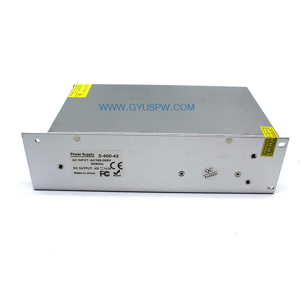 Переключатель питания DC 42 V 14.3A 600 W светодиодный трансформатор драйвера 110 220 AC к