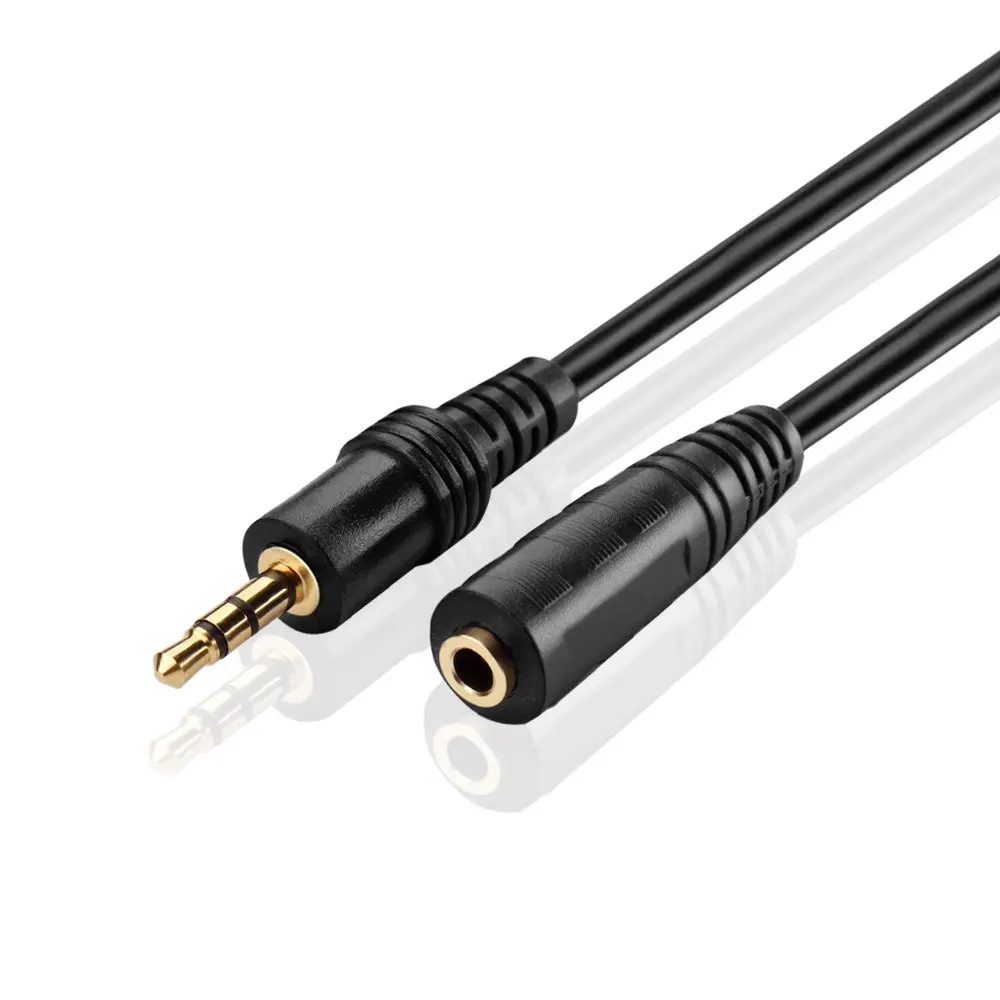 3.5mm Male to Female Stereo Audio Cable for iPhone /iPod /iPad, Smartphone Tablet, Home Car Speaker System