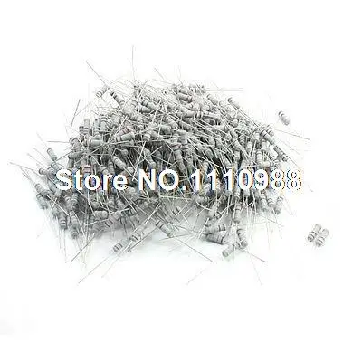 

500 Pieces 2.7 Ohm 1W Through Hole Mounting Carbon Film Resistors