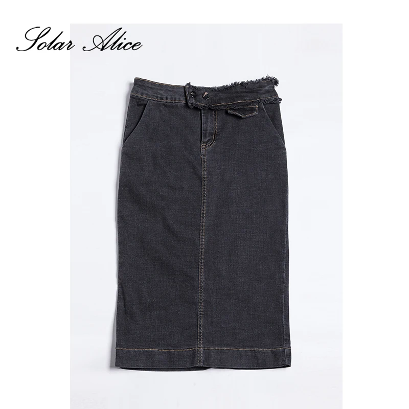 Солнечный Алиса 2017 Бесплатная доставка Упругие Повседневное Стиль Высокая Талия