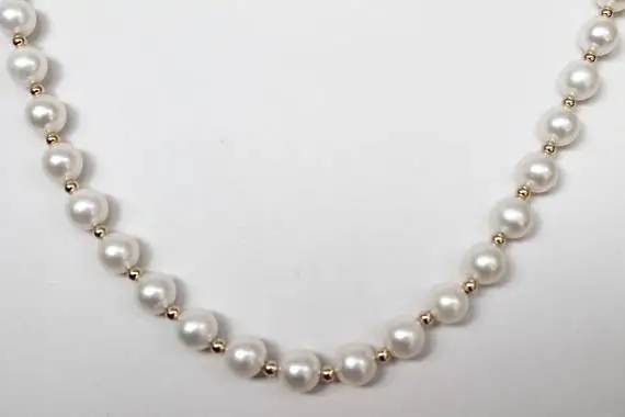 ?? ナチュラルパールジュエリー、ホワイトカラー淡水パールネックレス、 AAA 8-9 ミリメートル高品質本物の真珠ジュエリー、 20 インチ