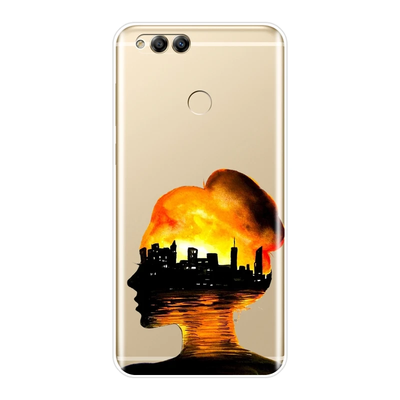 Чехол для телефона девочек Huawei Honor 8X MAX 10 9 8 7 Мягкая силиконовая задняя крышка Lite S