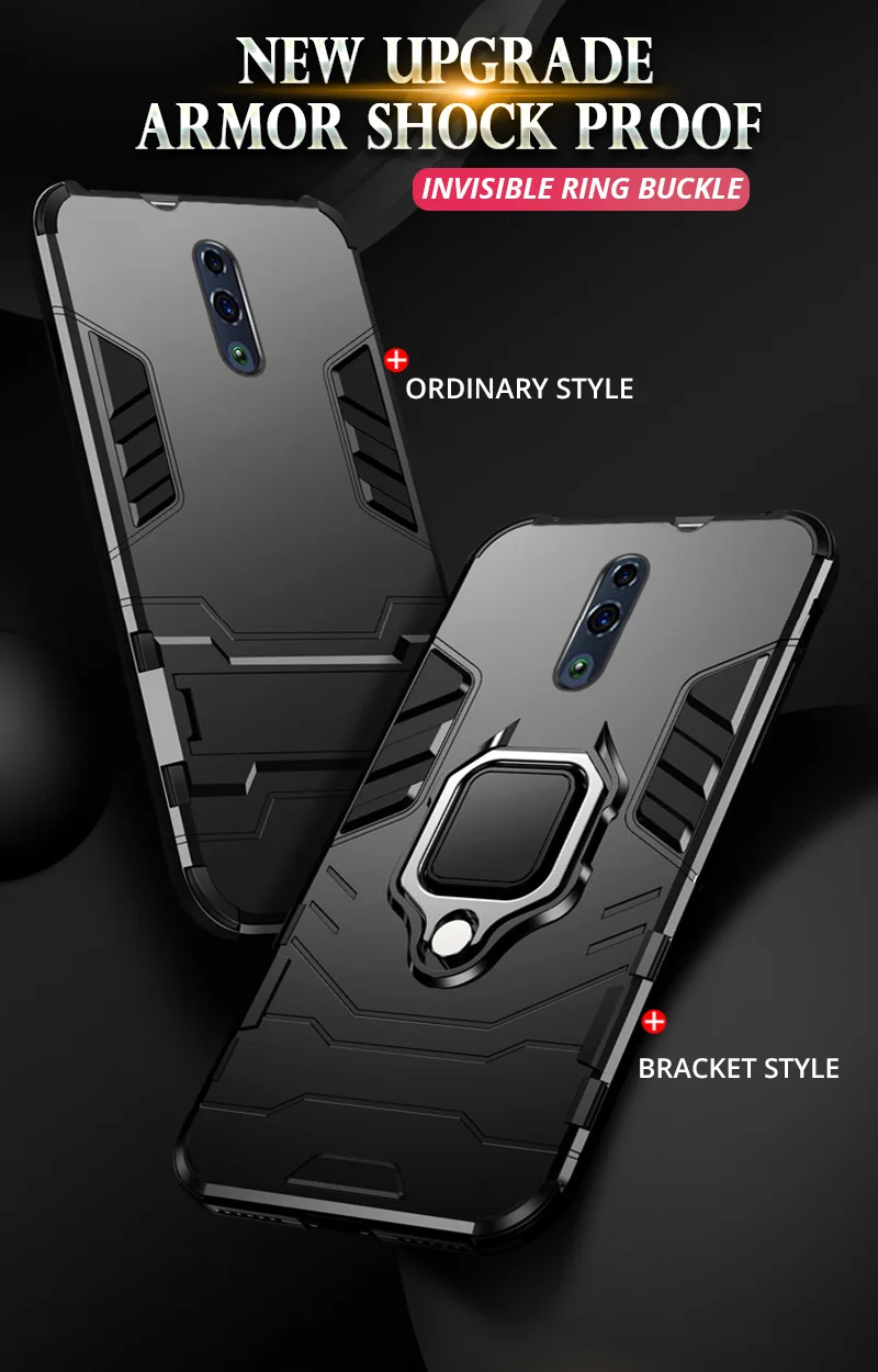 Анти-шок доказательство чехол для OPPO Рено 10X зум R17 RX17 R15 RX15 F9 F11 PRO A3S A5 A9 A39 A57 K1 F1 R9 R9S R11 R11S плюс A7X крышка