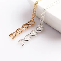 genetic factors dna chemical pendant molecular necklace dopamine molecular structure hollow necklace pendant for female jewelry