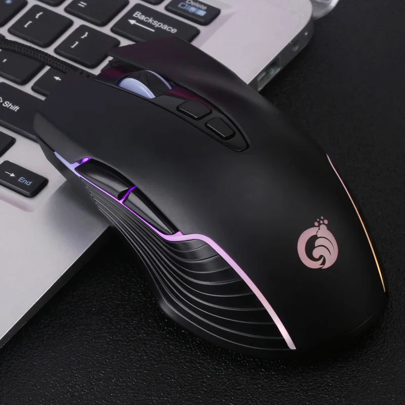 newest g4 usb wired mouse rgb marquee macro programming gaming mouse computer external device for laptop office video game free global shipping
