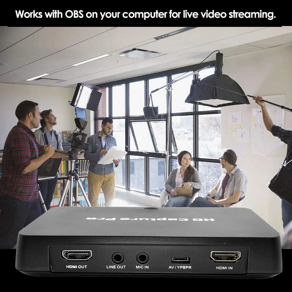 Ezcap295 HD 1080P видео игра захват рекордер USB 2,0 карты воспроизведения с пультом дистанционного управления для Xbox 360 Xbox One PS4 приставка