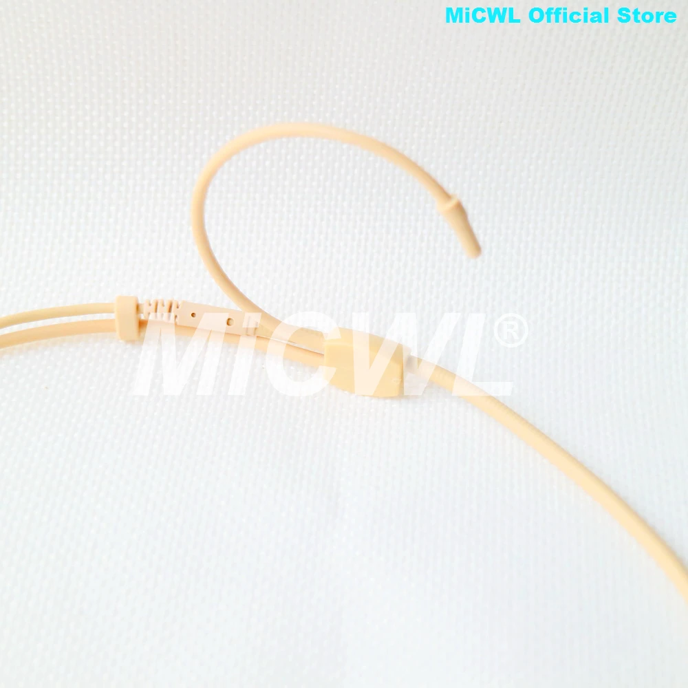 Кардиоидная гарнитура бежевого цвета с микрофоном для Sennheiser Shure AKG Audio Technica MiPro