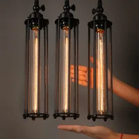 Винтажный подвесной светильник в стиле кантри ретро, светильник в стиле стимпанк, индастриал, лампы для коридора, ресторана - изображение