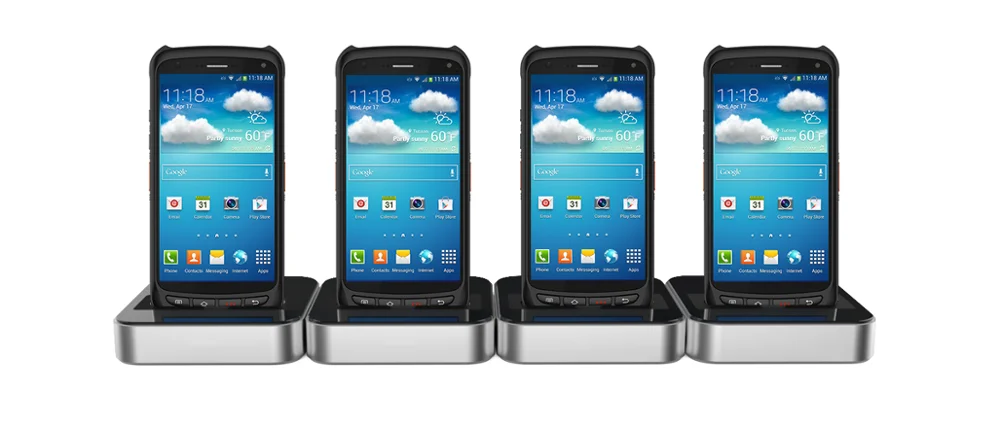 4G LTE ручной КПК Android 6,0 OS 2G ram, 16G rom памяти NFC 1D 2D сканер штрих-кода