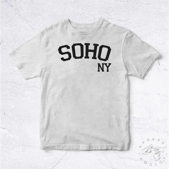 Soho Нью Йорк био ручной работы ретро Oldschool Манхэттен Бронкс смешная шутка смешные