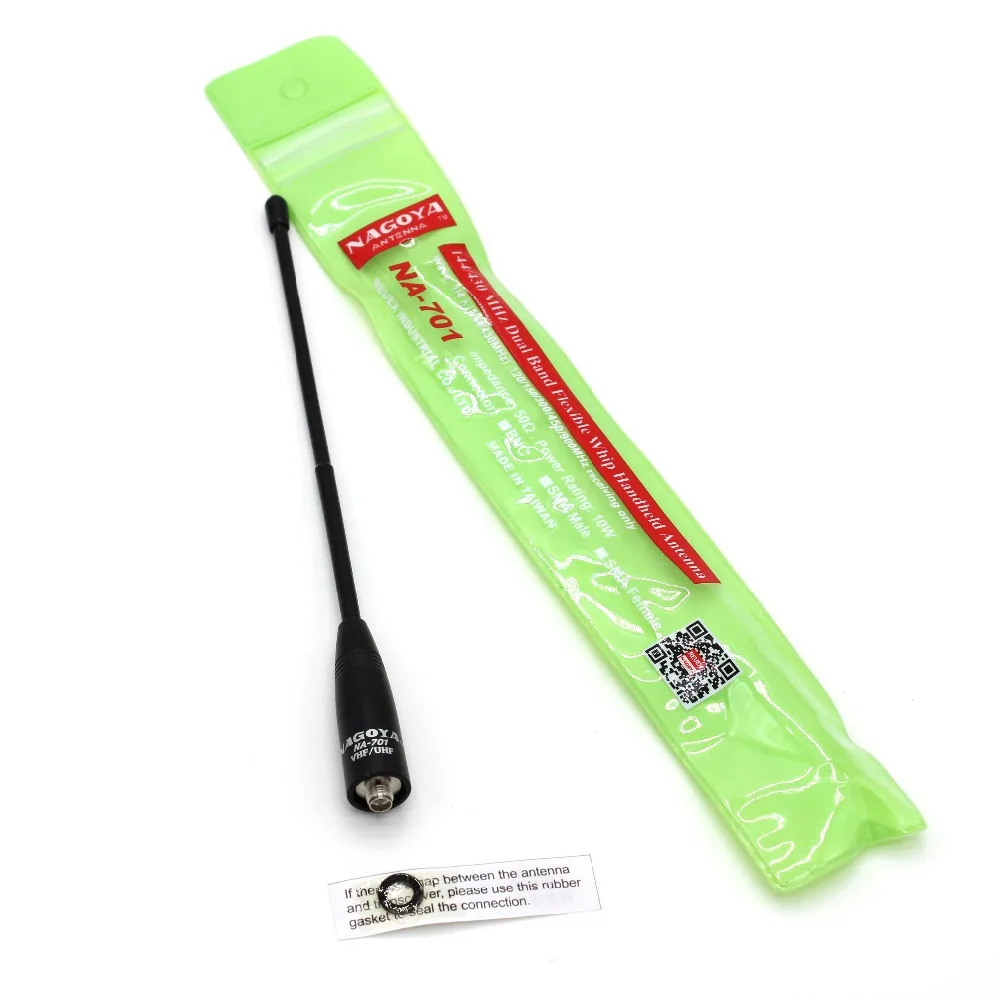 5 шт. 100% оригинал NAGOYA NA-701 VHF/UHF Двухдиапазонная SMA Женская антенна для BaoFeng UV-5R GT-3 UV-82