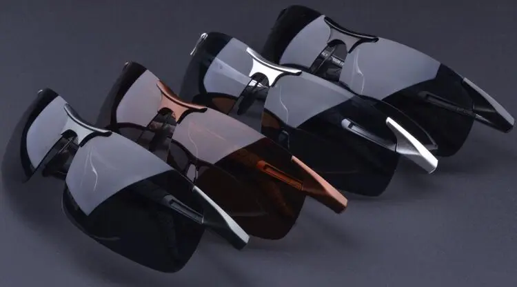 2018 поляризованные солнцезащитные очки из алюминиевого магниевого сплава