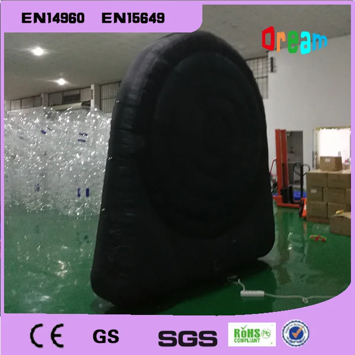 Бесплатная доставка гигантский надувной футбольный Дротика 4 м для стрельбы