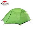 Палатка Naturehike Star River 20D Ультралегкая двухслойная из силиконовой ткани, двухслойная палатка для кемпинга с алюминиевым стержнем и ковриком