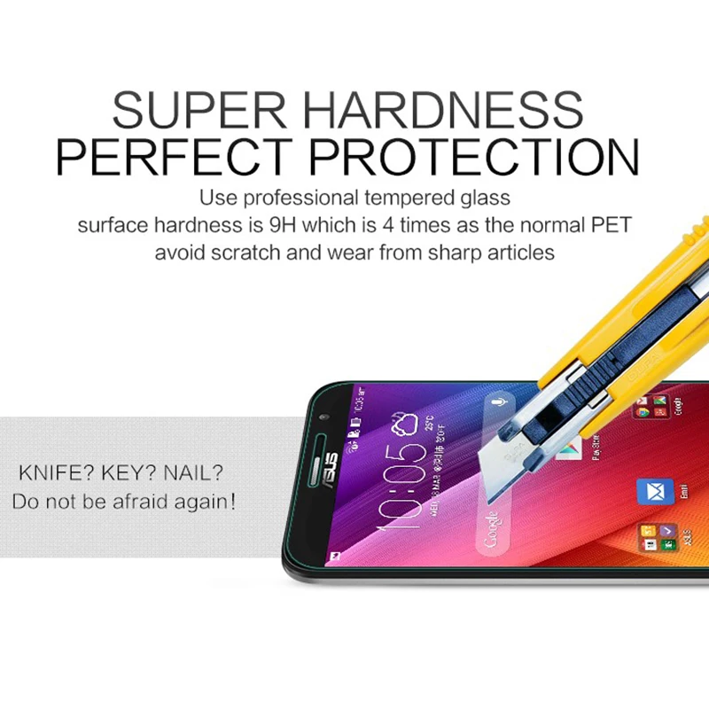 Закаленная Защитная стеклянная пленка для экрана ASUS Zenfone 2 ZE551ML ZE500CL Laser ZE500KL ZE550KL