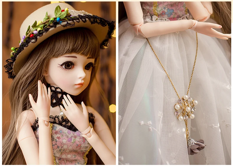 S8- гурнье 1/3 60 см Josephina-Doris BJD куклы Республика Китай Эра Девушка одета Смолы Реалистичные куклы