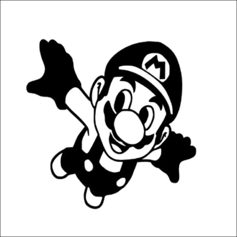 Наклейка на стену engomada Lindo Super Mario виниловый стикер видео juego Decoracion hogar ninos декор для