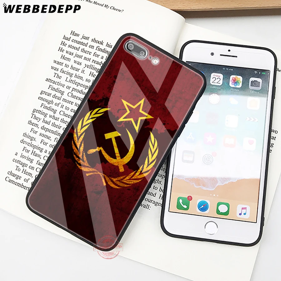 WEBBEDEPP арменский флаг России герб оружия чехол для телефона из закаленного стекла