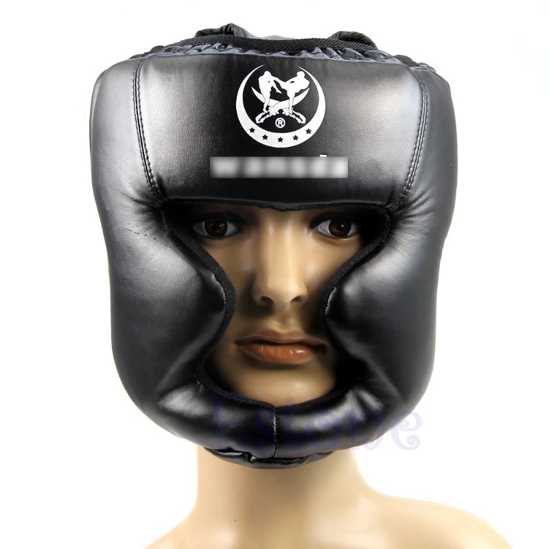 Black New Boxing Protective Gear Good Headgear Head Guard Training Helmet Kick | Спорт и развлечения