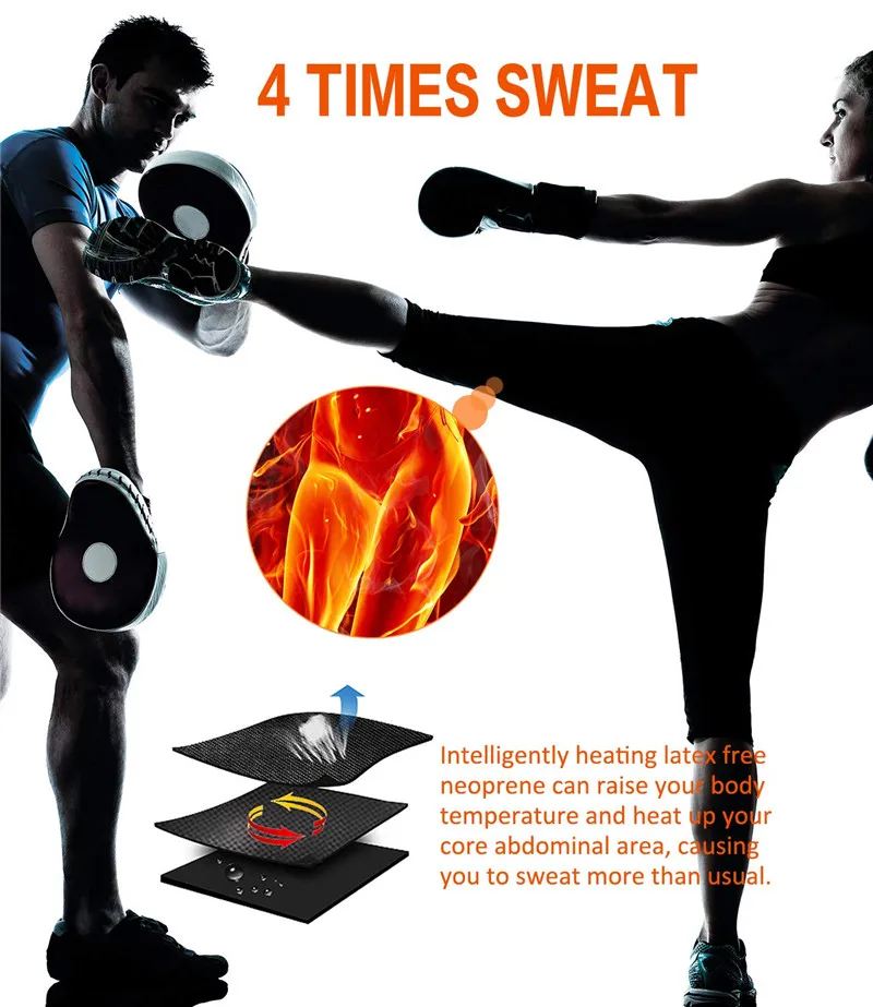NINGMI Tummy Control Panties with Hook Waist Trainer Slimming Pants Neoprene Sauna Body Shaper Sport Leggings Shorts Butt Lifter