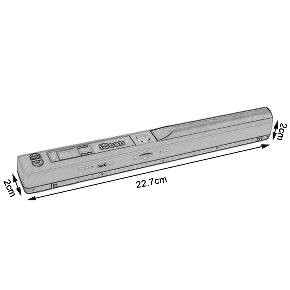 900DPI LCD Display JPG/PDF Format Document Image Handheld Scanner Mini Portable A4 Book Hot Sale | Компьютеры и офис