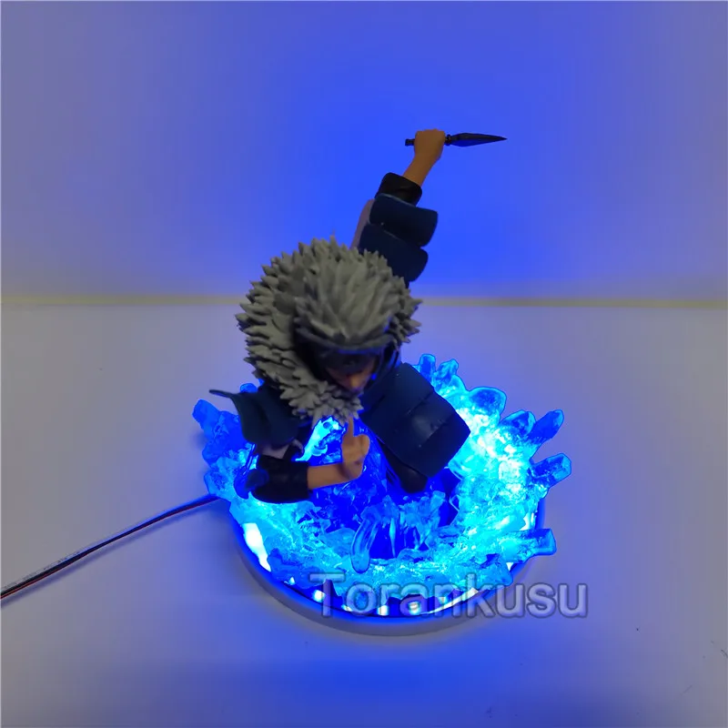 Tobirama Наруто фигурка светодиодный эффект 3D ночной Светильник Аниме Фигурка Наруто Senju Tobirama Коллекционная модель Lampara настольная лампа