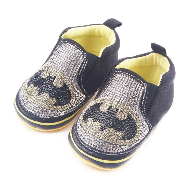 Обувь для маленьких мальчиков со стразами обувь малышей с мягкой подошвой