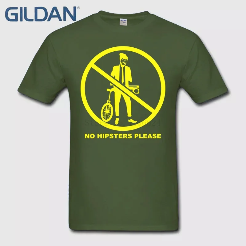 Оригинальный без хипстеры пожалуйста основной черный Для мужчин футболка