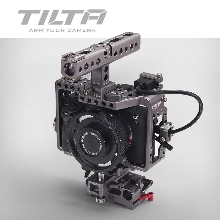 Tilta A7 Rig A7S2 A7R A7R2 Cage Baseplate Top Handle для SONY series camera Film shooting/бесплатная доставка|rig