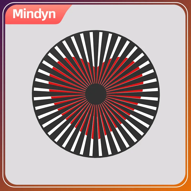 Mindyn ручной работы электроники 3D динамической решетке анимации Иллюзия motion муар