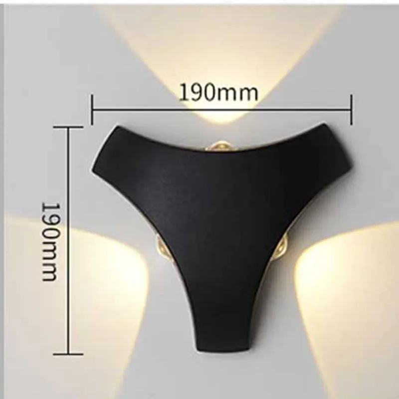 LED современный минималистский Творческий треугольник отель наружного освещения